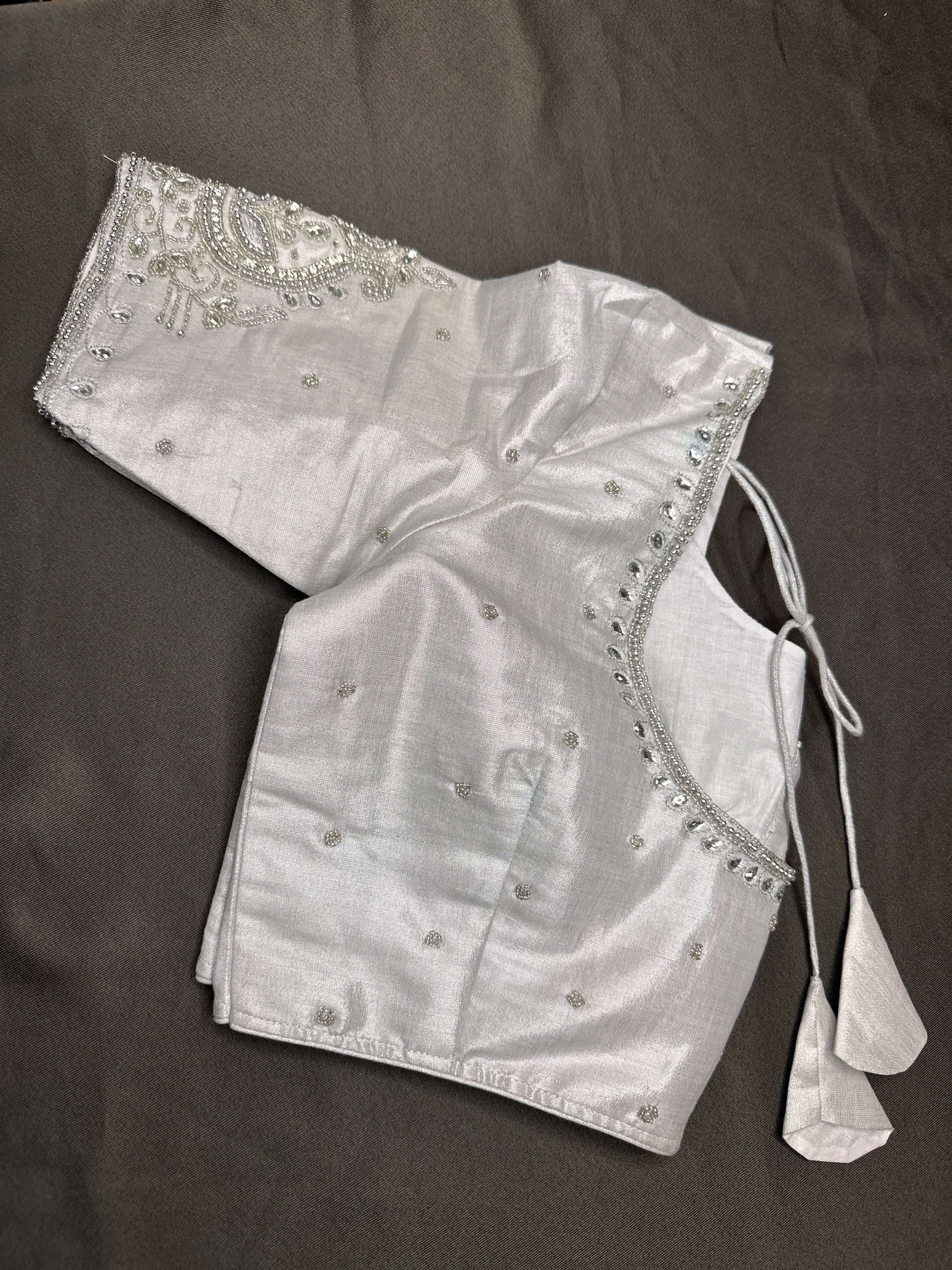 Silver Tissue Blouse