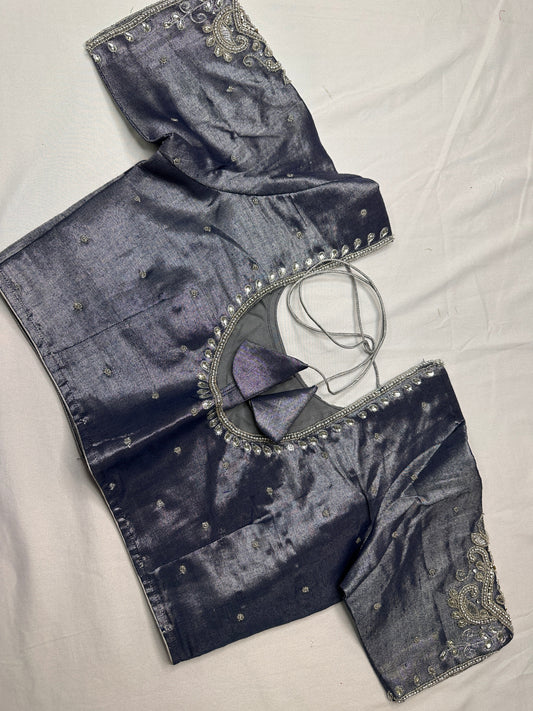 Grey Tissue Blouse