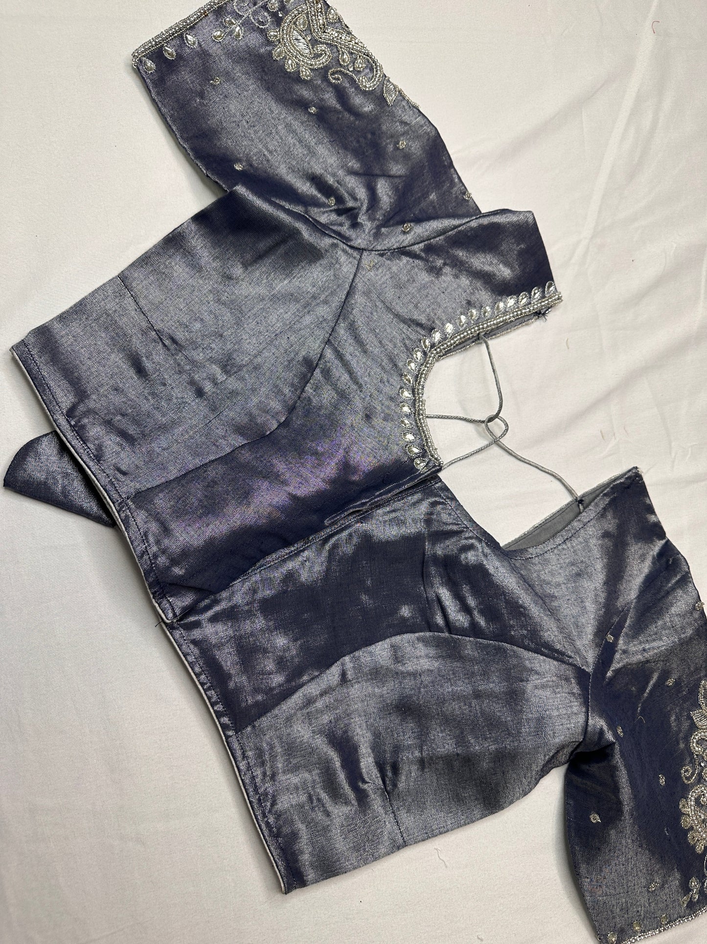 Grey Tissue Blouse