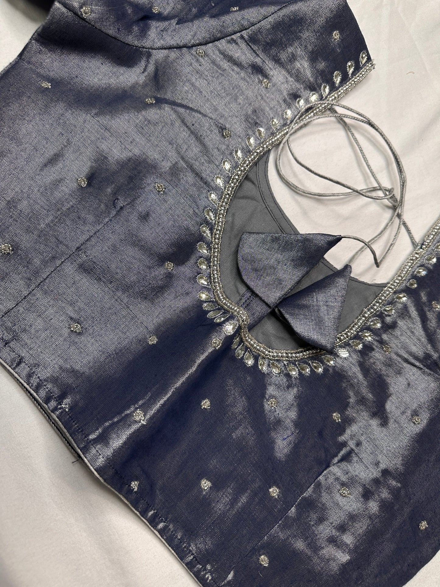 Grey Tissue Blouse