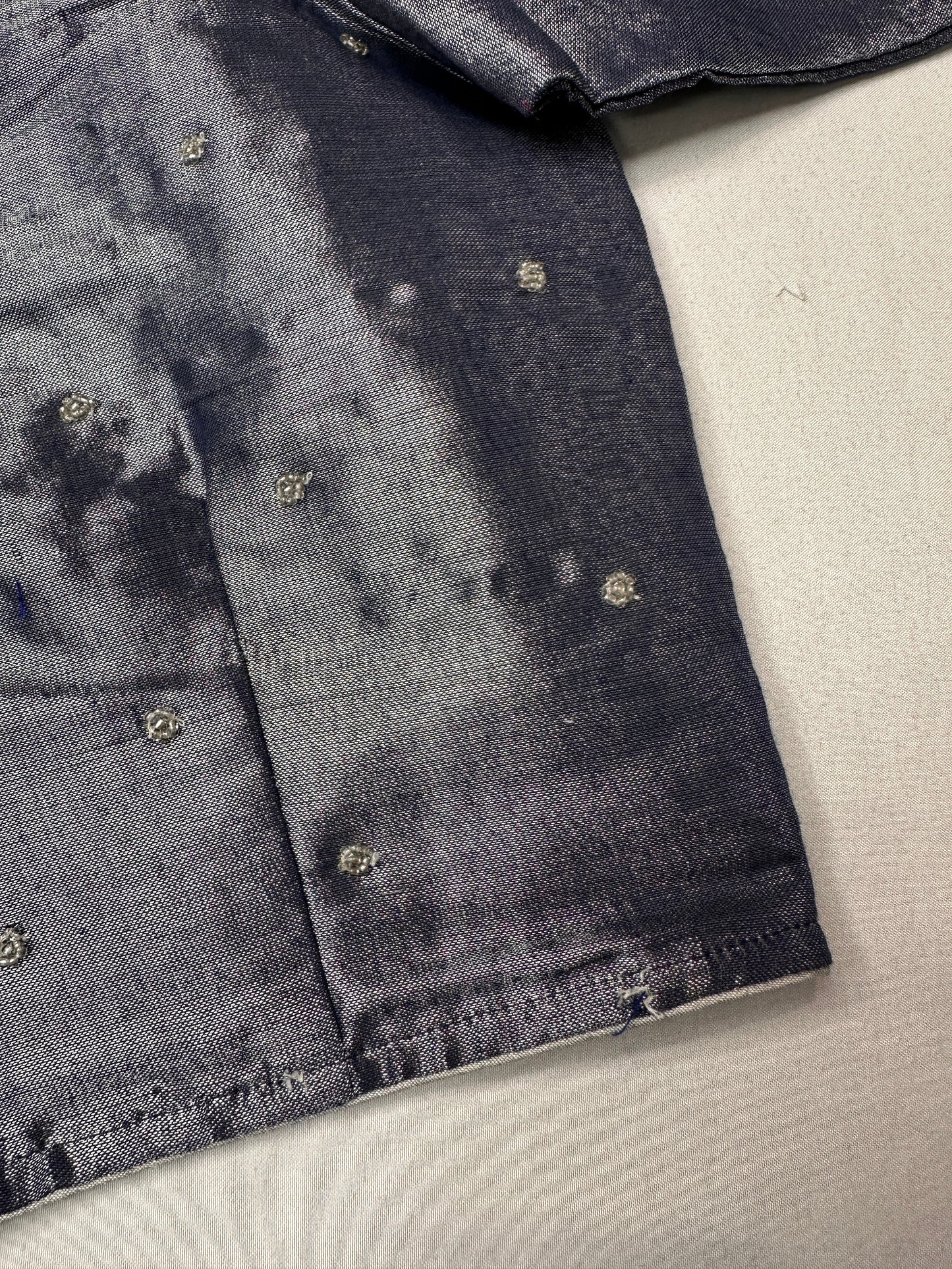 Grey Tissue Blouse