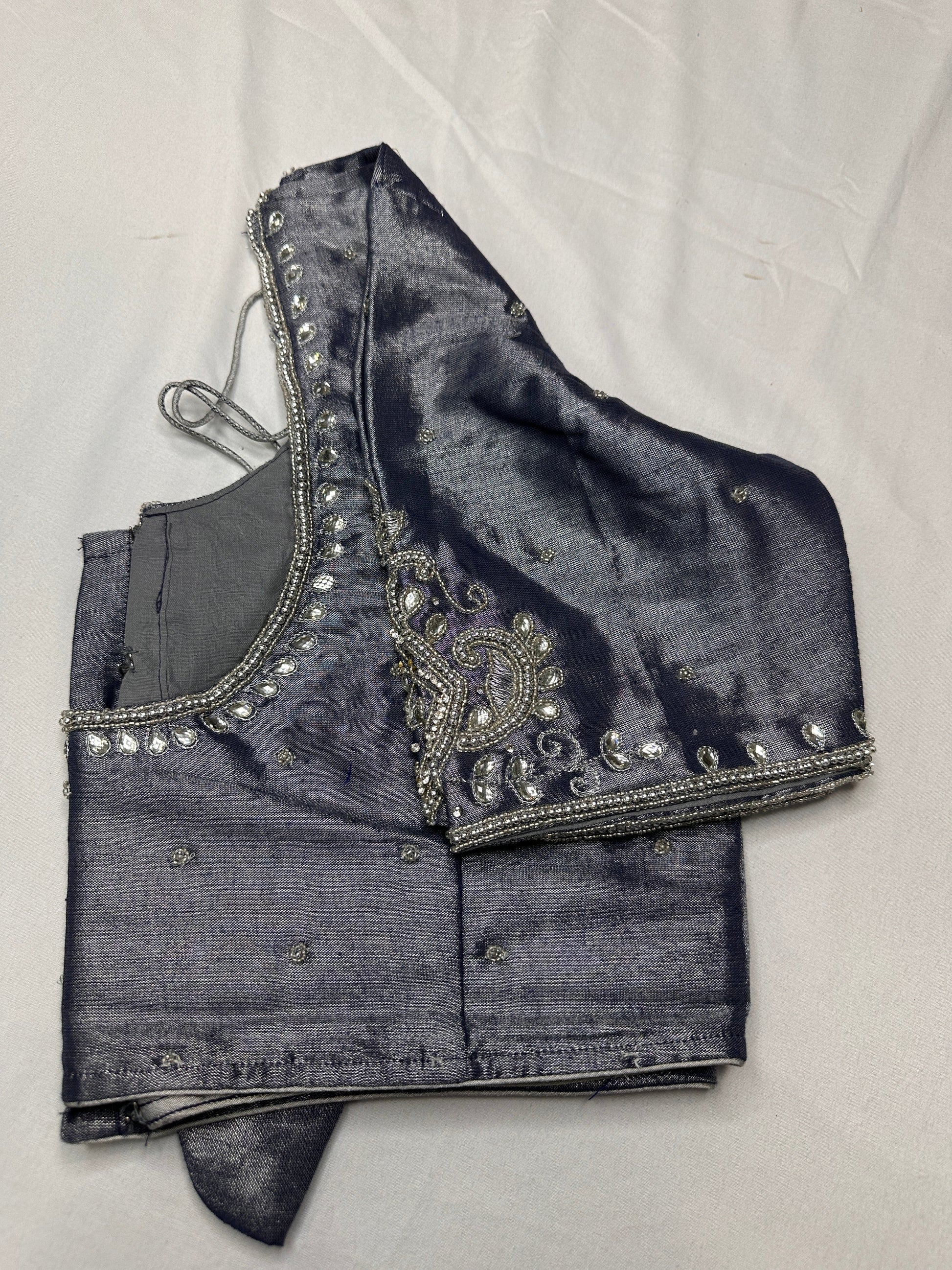 Grey Tissue Blouse