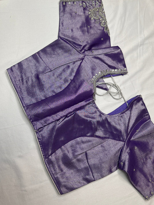 Purple Tissue Blouse
