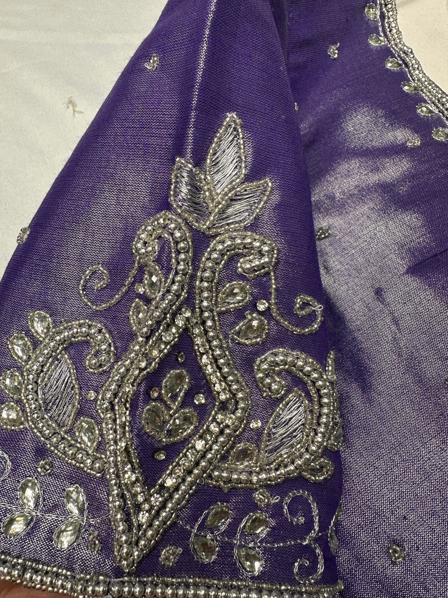 Purple Tissue Blouse