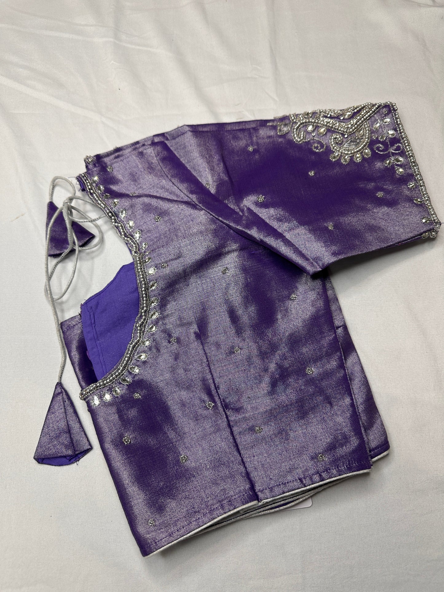 Purple Tissue Blouse