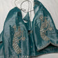 Green Silver Tissue Blouse