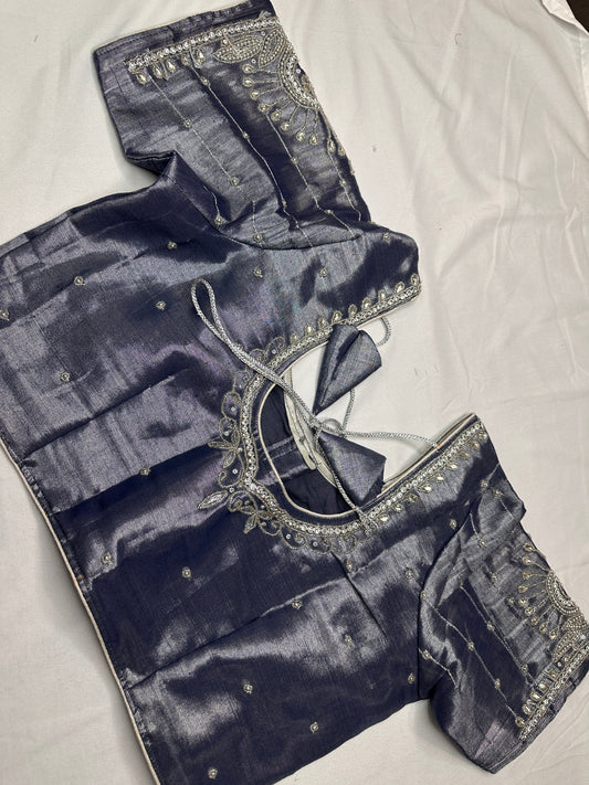 Grey Tissue Blouse
