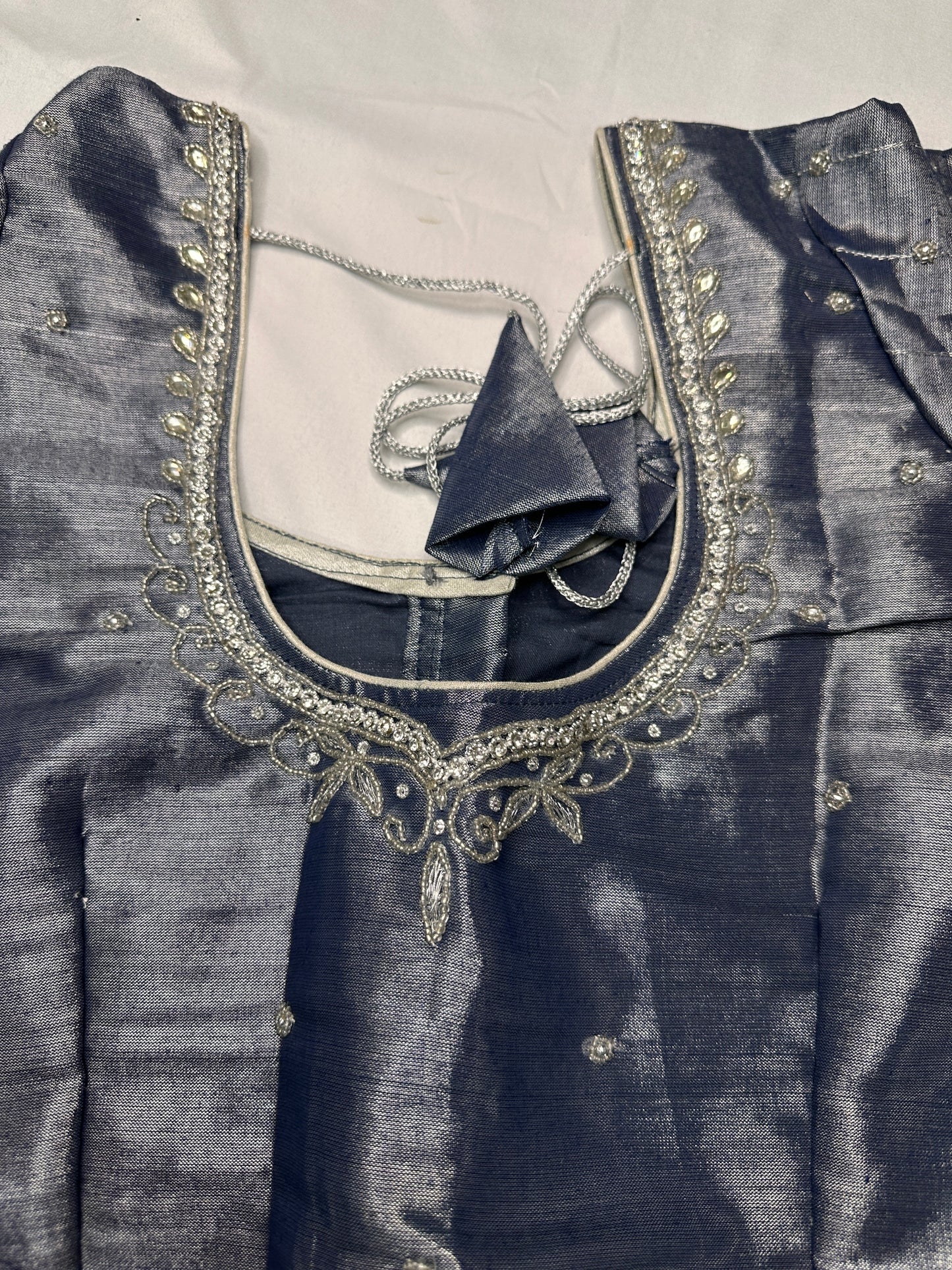 Grey Tissue Blouse