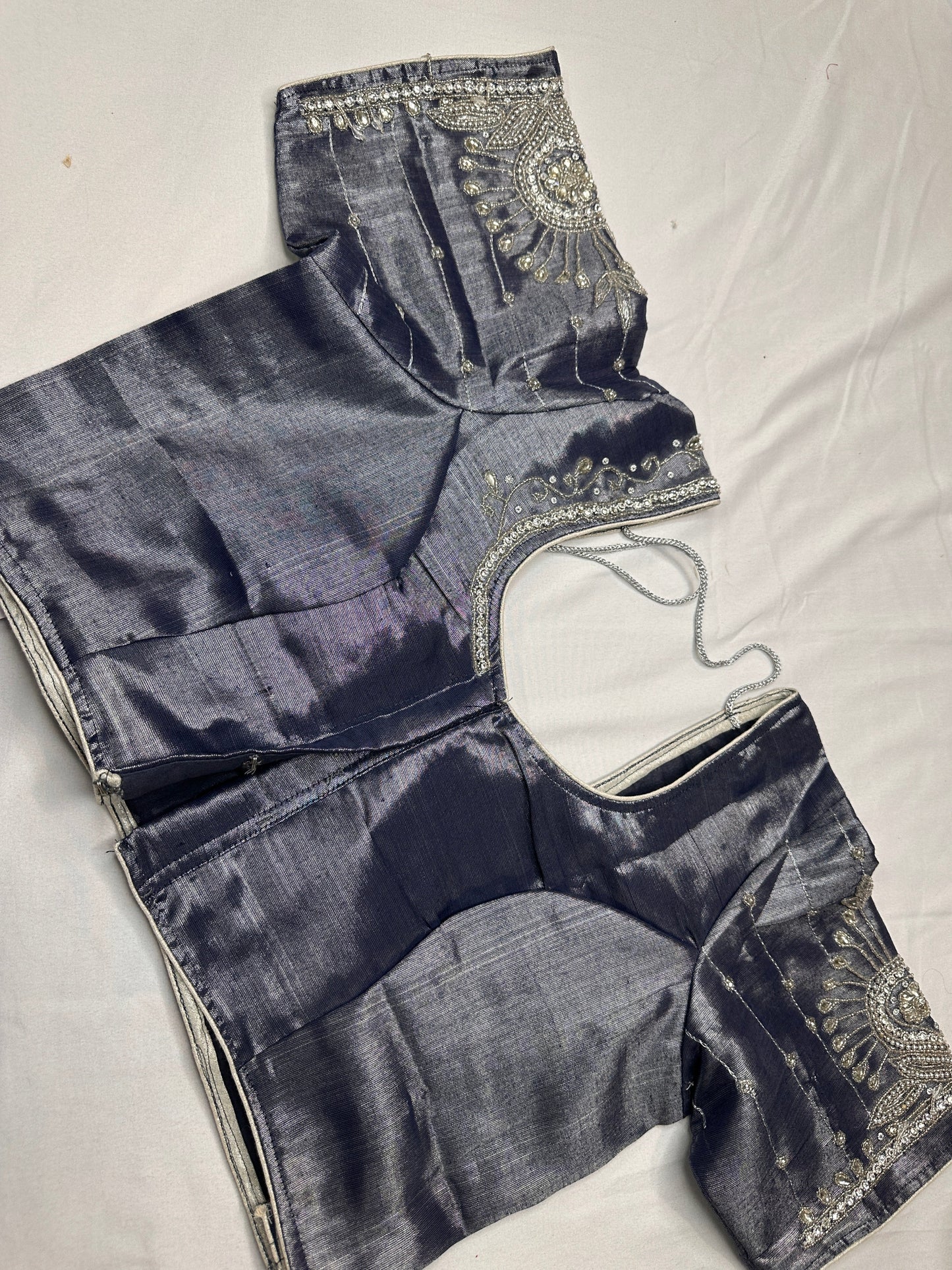 Grey Tissue Blouse
