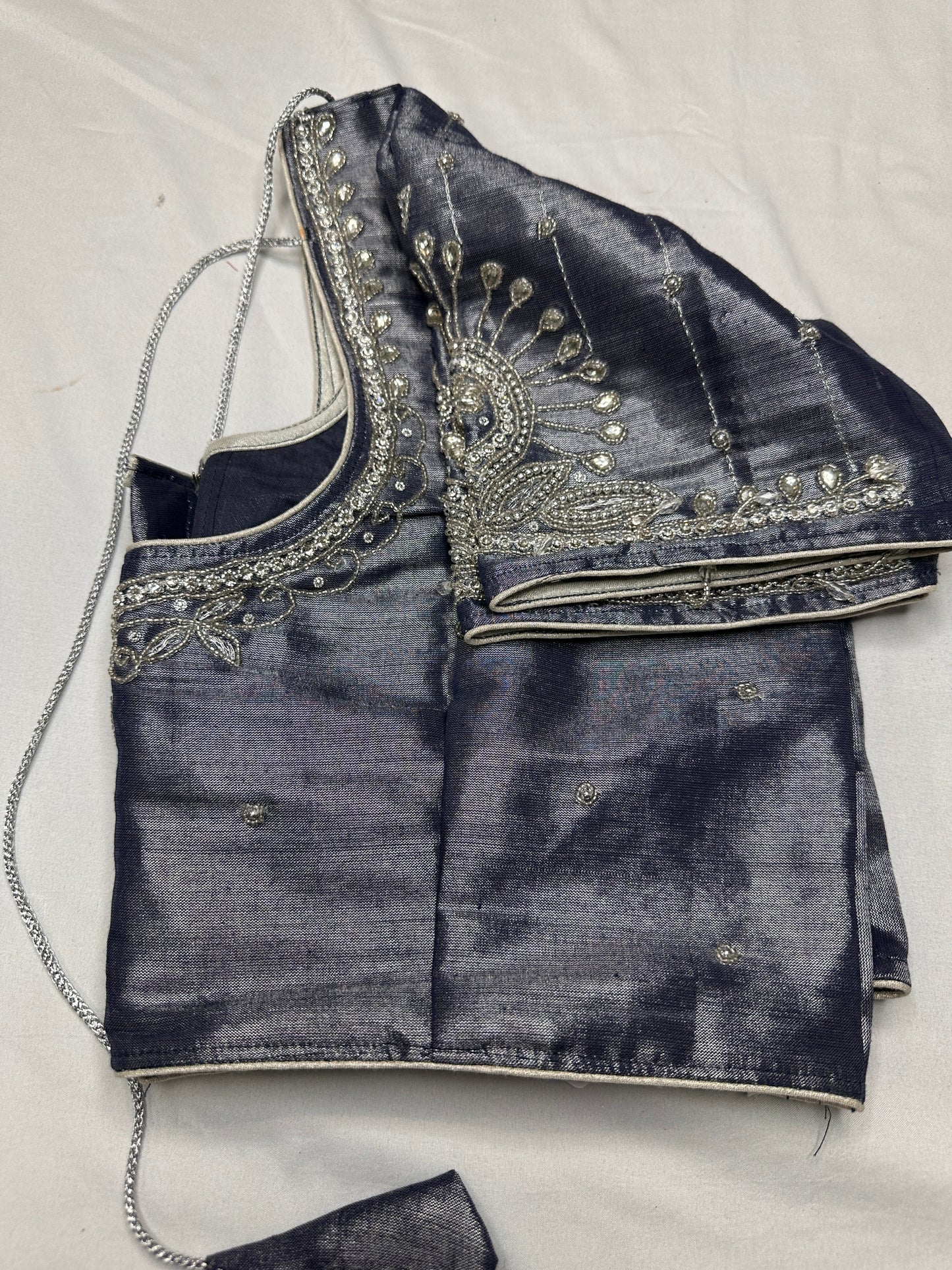 Grey Tissue Blouse