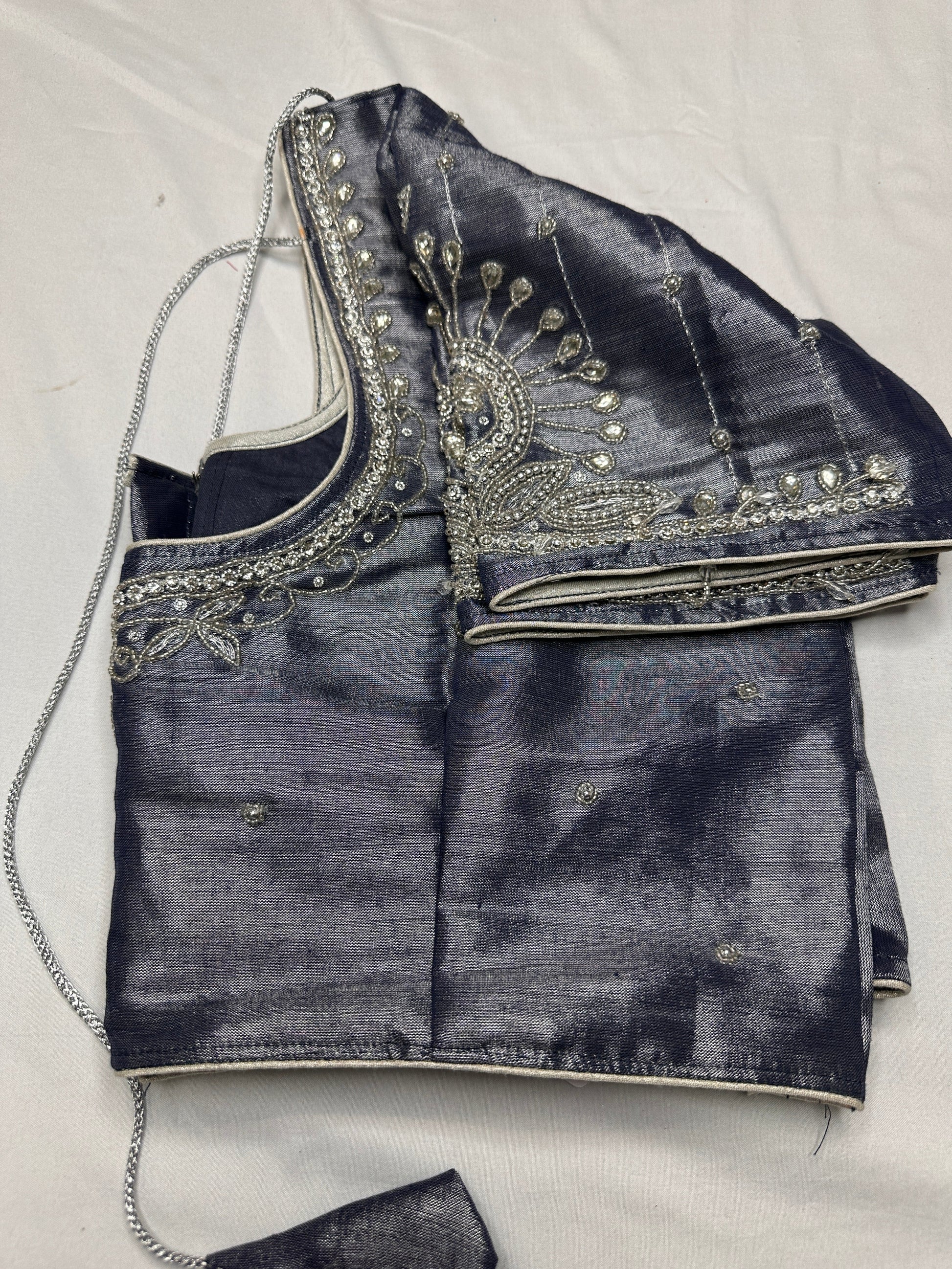 Grey Tissue Blouse