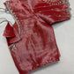 Pink Silver Tissue Blouse