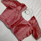 Pink Silver Tissue Blouse