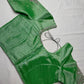 Green Silver Tissue Blouse