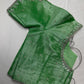 Green Silver Tissue Blouse