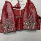 Pink Silver Tissue Blouse