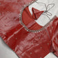 Pink Silver Tissue Blouse
