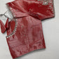 Pink Silver Tissue Blouse