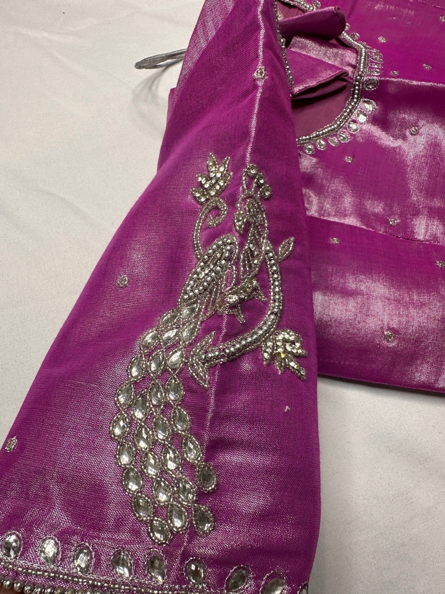 Purple Tissue Blouse