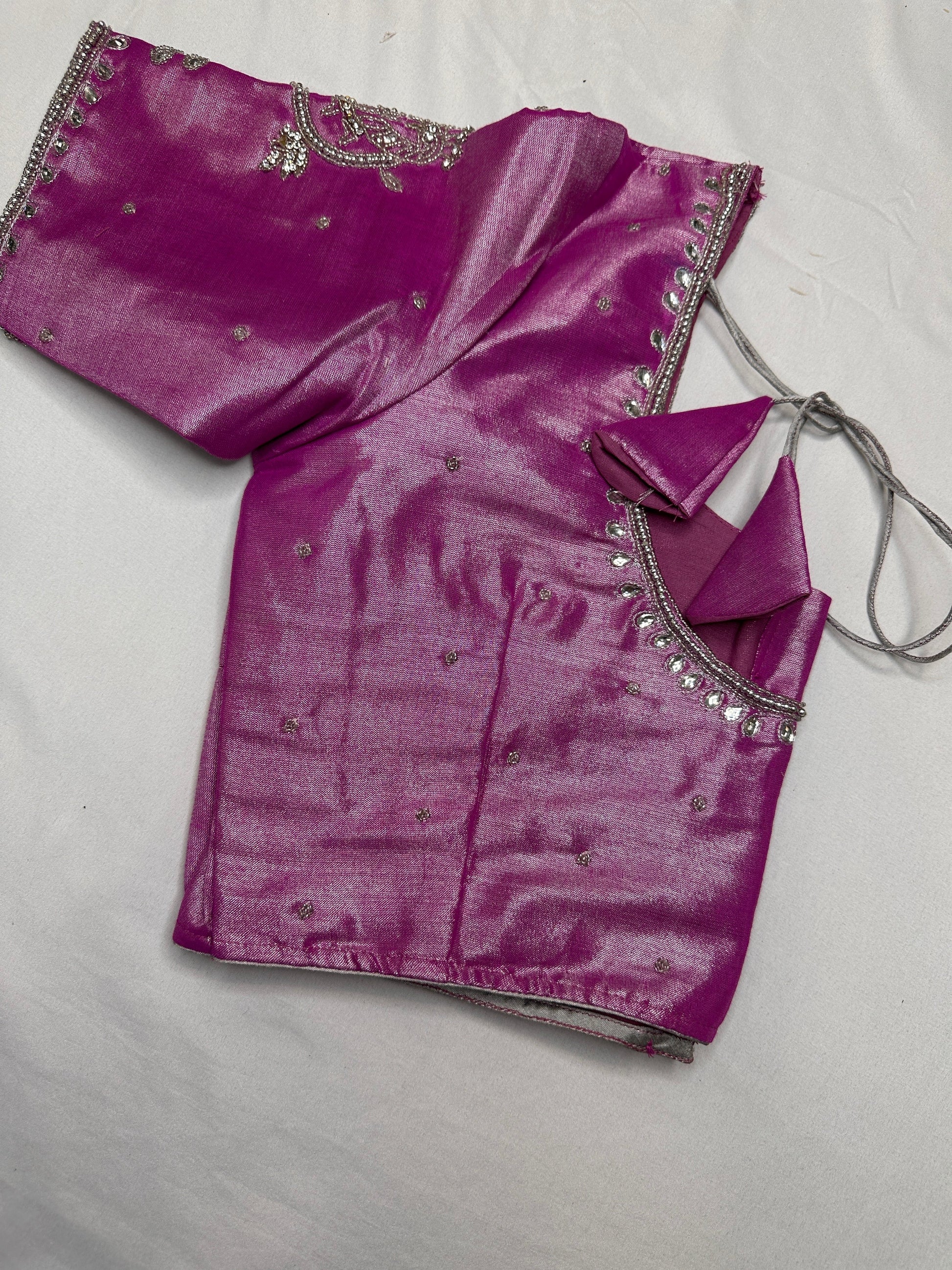Purple Tissue Blouse