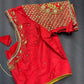 Red Maggam Aari Blouse