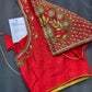 Red Maggam Aari Blouse