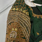 Green Maggam Aari Work Blouse