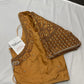 Brownish Gold Maggam Blouse