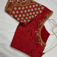 Red Maggam Aari Blouse