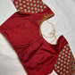 Red Maggam Aari Blouse