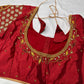 Red Maggam Aari Blouse