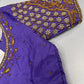 Lavender Purple Maggam Aari Blouse
