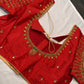 Red Maggam Blouse