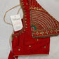 Red Maggam Blouse
