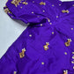 Brinjal Purple Maggam Aari Work Blouse
