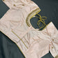Light Pink Maggam Aari Work Blouse