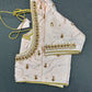Light Pink Maggam Aari Work Blouse