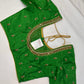 Green Maggam Aari Work Blouse