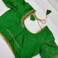 Green Maggam Aari Work Blouse