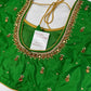 Green Maggam Aari Work Blouse