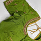 Green Maggam Aari Work Blouse