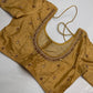 Gold Maggam Aari Work Blouse