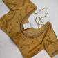 Gold Maggam Aari Work Blouse