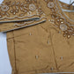 Gold Pearl Maggam Aari Work Blouse