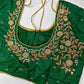 Green Pearl Maggam Aari Work Blouse