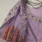 Tissue Silk Lavender Maggam Pearl Net Blouse