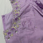 Tissue Silk Lavender Maggam Pearl Net Blouse