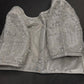 Silver Maggam Net Blouse