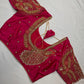 Peacock ZigZag Maggam Aari Blouse