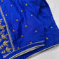 Blue Pearl Kardana Maggam Aari Work Blouse